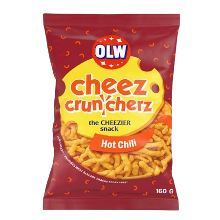 Hot Chilli Cheez Cruncherz 160g