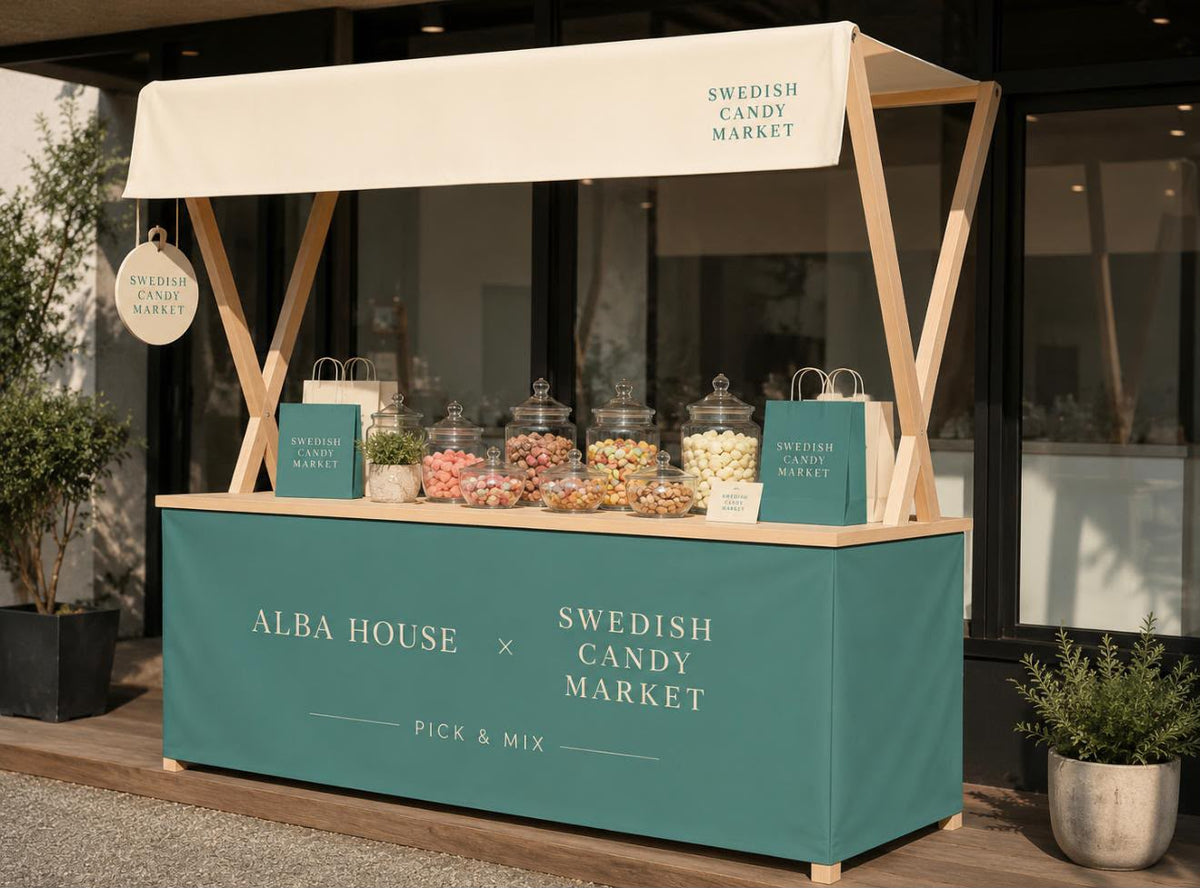Bring the Swedish candy cart to your event