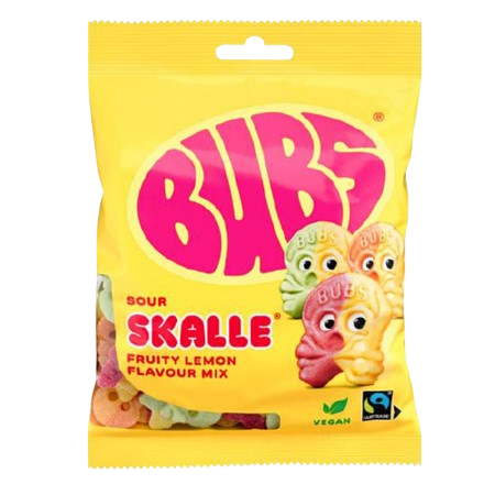 Bubs Fruity Lemon Skulls - 90g
