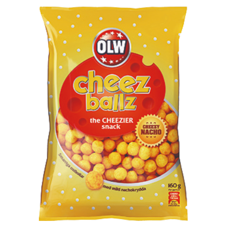 Cheez Ballz Snack Bag 160g
