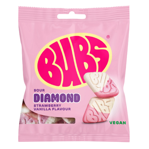 Bubs Strawberry Vanilla Diamond - 155g
