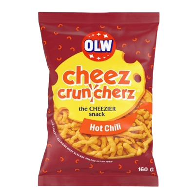 Hot Chilli Cheez Cruncherz 160g