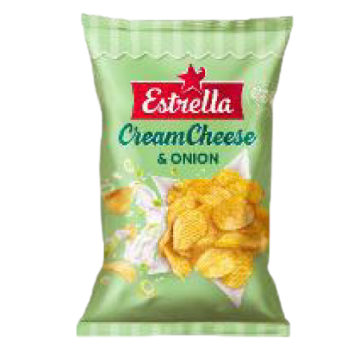 Estrella Cream Cheese & Onion Chips - 160g