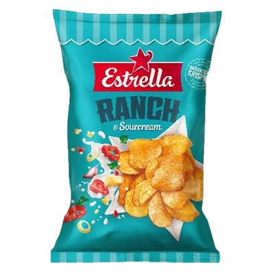 Ranch & Sour Cream Chips 175g