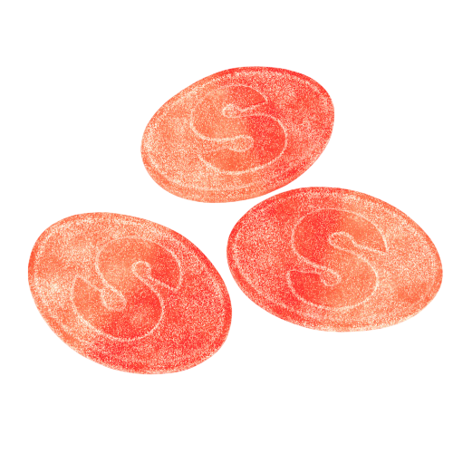 Sour Peach Gummies